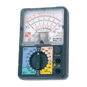 Multímetro Analógico de Alta Resolução 600V AC/DC 300mA DC - KYORITSU 1110 - H104-235 HOMIS