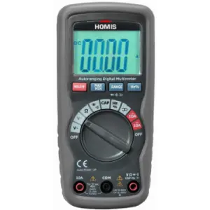 MULTÍMETRO DIGITAL CAT III 600V - HMU-448A - HOMIS