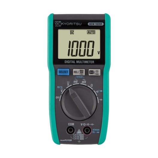 MULTÍMETRO DIGITAL DE ALTA QUALIDADE CAT IV 300V - 1020R - KYORITSU - H104-905 HOMIS