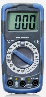 MULTÍMETRO DIGITAL PORTÁTIL  CAT III 600V - 400 - HOMIS