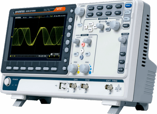 Osciloscópio Digital Banda 200/100/70MHz Com 2 ou 4 Canais e Tela LCD - GDS-2000E - Instek - Homis