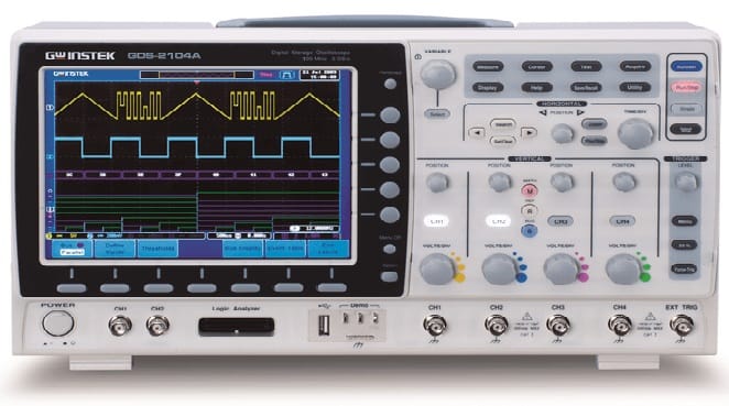 OSCILOSCÓPIO DIGITAL DE BANCADA 4 CANAIS - SÉRIE GDS-2000A - GW INSTEK