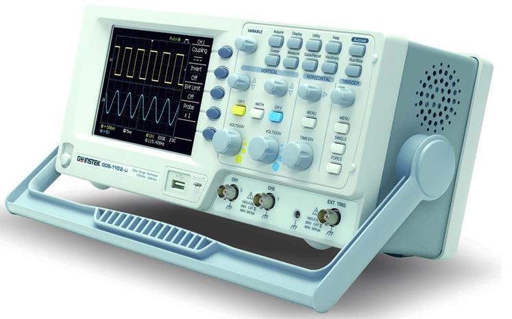 OSCILOSCÓPIO DIGITAL DE BANCADA 2 CANAIS - SÉRIE GDS-1000-U - GW INSTEK