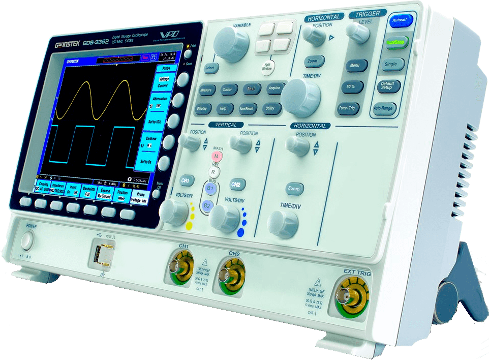 Osciloscópios de Armazenamento Digital Série GDS-3000 Com 2 ou 4 Canais 500/350/250/150 MHz - GW INSTEK - HOMIS