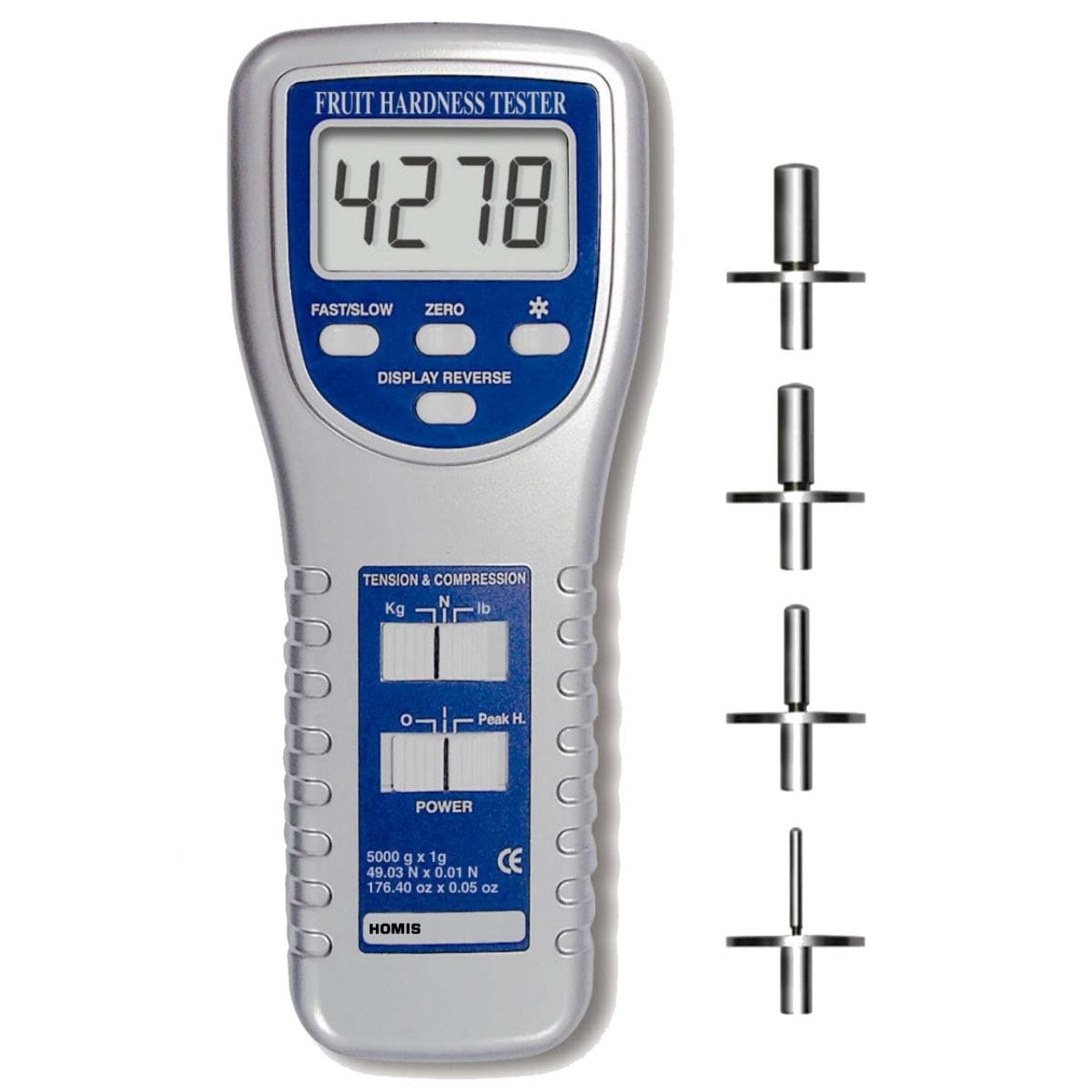 PENETRÔMETRO DE FRUTA DIGITAL PORTÁTIL - 3005 - HOMIS