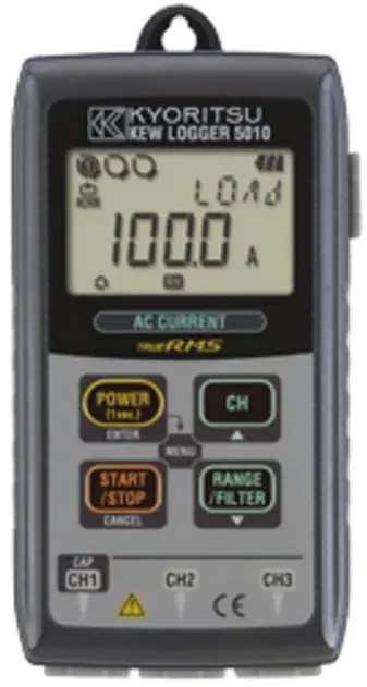 Registrador Digital De Dados Elétricos Portátil CAT III 300V - 5010 - KYORITSU - H104-295 HOMIS