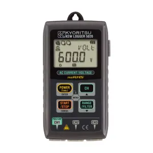 Registrador Digital Portátil com Análise de Qualidade de Energia CAT III 300V - 5020 - KYORITSU - H104-296 HOMIS