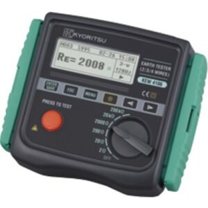Testador de Resistência e Resistividade de Aterramento CAT III 600V - 4106 KYORITSU - H104-436 HOMIS