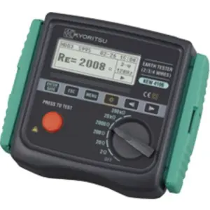 Testador de Resistência e Resistividade de Aterramento CAT III 600V - 4106 KYORITSU - H104-436 HOMIS