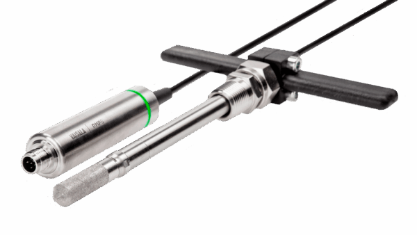 Sonda de Temperatura e Ponto de Orvalho DMP8 Ajuste de Profundidade para Tubulações Pressurizadas - HOMIS - Vaisala