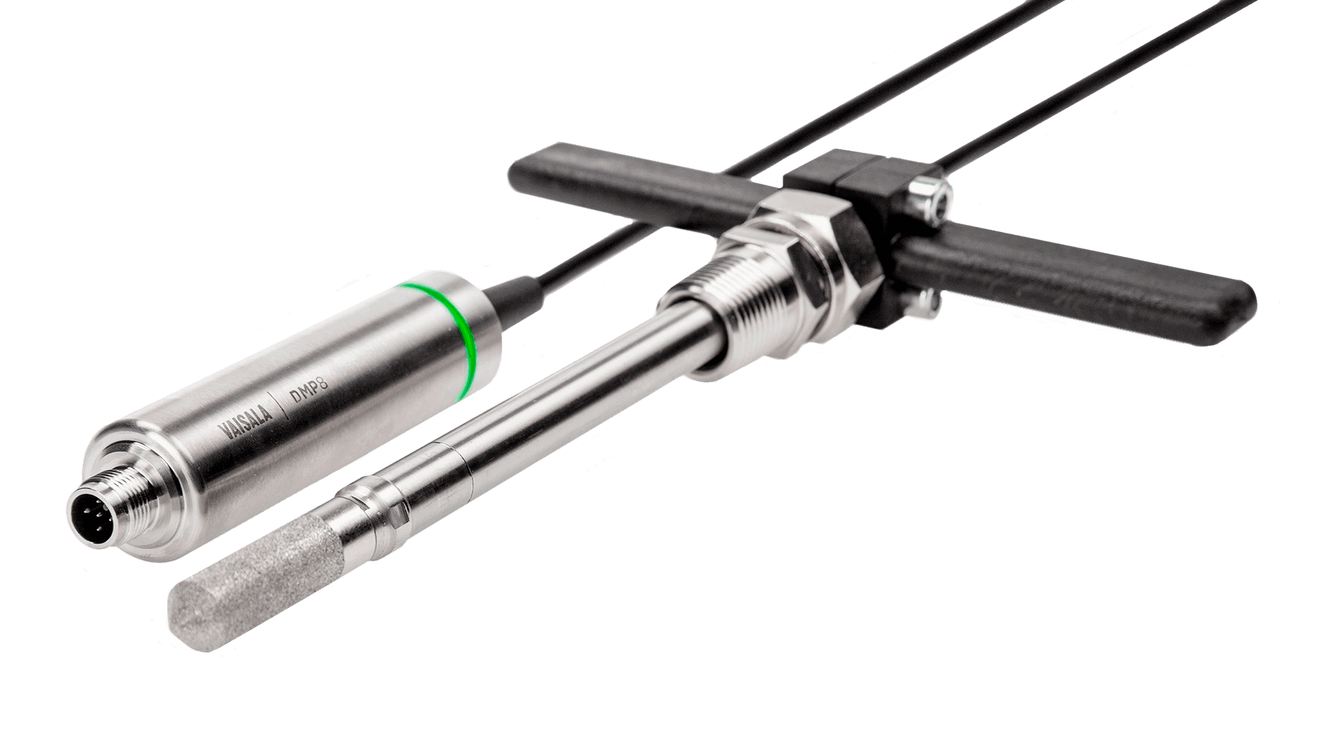 Sonda de Temperatura e Ponto de Orvalho DMP8 Ajuste de Profundidade para Tubulações Pressurizadas - HOMIS - Vaisala
