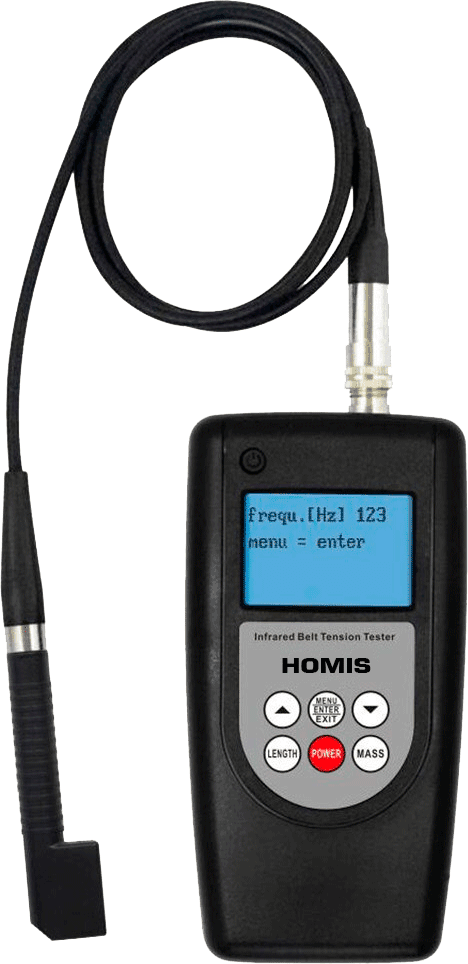 Tensiômetro de Correia Medidor de Tensão Sônico Frequência 500Hz Belt-500 - HOMIS