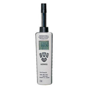 TERMO HIGRÔMETRO - 30 A 100 °C - 100%  BULBO ÚMIDO PONTO DE ORVALHO - HTH-426A - HOMIS