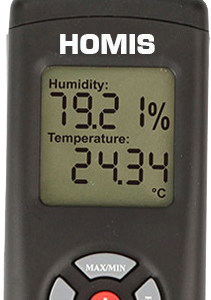 Termo-Higrômetro Digital 0~100% UR  -40 ºC ~ 105 ºC - HOMIS 104D - H307-005