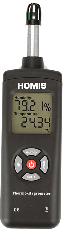Termo-Higrômetro Digital 0~100% UR  -40 ºC ~ 105 ºC - HOMIS 104D - H307-005