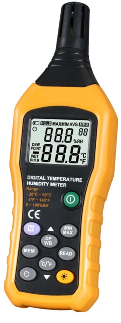 TERMO HIGRÔMETRO DIGITAL PORTÁTIL - 204 - HOMIS