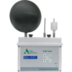 Termômetro de Globo Bulbo Seco Úmido - IBUTG - USB - TGM-200 - HOMIS