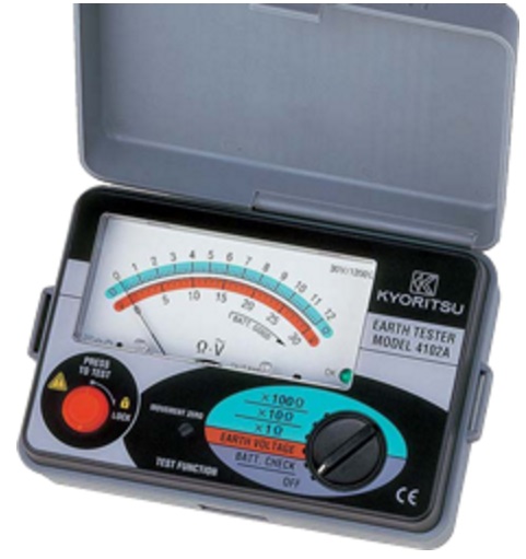 TERRÔMETRO ANALÓGICO CAT III 300V - 4102A - KYORITSU