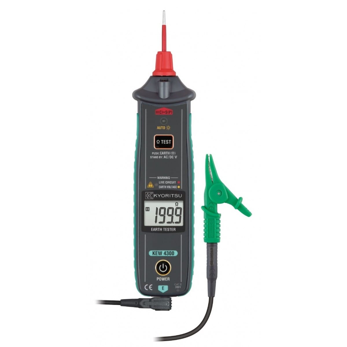 TERRÔMETRO DIGITAL PORTÁTIL CAT III 300V - 4300 - KYORITSU