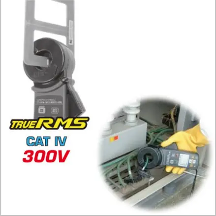 TERRÔMETRO DIGITAL TIPO ALICATE CAT IV 300V - 4200 KEW - KYORITSU