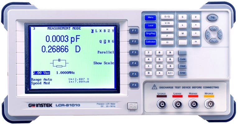 TESTADOR DE CIRCUITOS LCR DE ALTA PRECISÃO - SÉRIE LCR-8000G - GW INSTEK