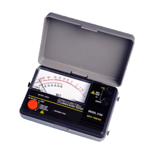 Testador de Isolação Analógico Megôhmetro 500V AC 600V - KYORITSU 3165 - HOMIS