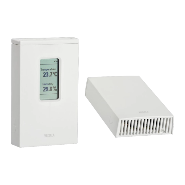 Transmissores de umidade e temperatura da série HMW90 Transmissores de parede de ±1.7% de umidade relativa com um certificado para HVAC exigente