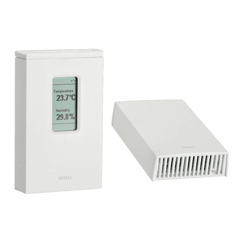 Transmissores de umidade e temperatura da série HMW90 Transmissores de parede de ±1.7% de umidade relativa com um certificado para HVAC exigente