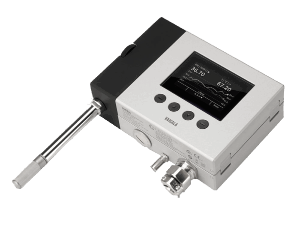 Transmissor de Umidade e Temperatura Intrinsecamente Seguro da Série HMT370EX VAISALA