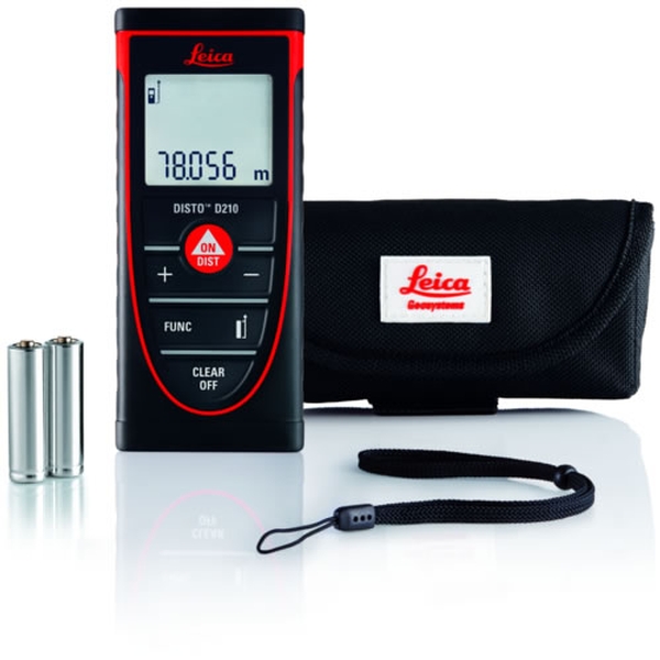 Trena Laser 80 Metros Display Retroiluminado Memória - IP54 - D210 - LEICA