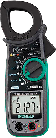 Volt-Amperímetro Digital Tipo Alicate True RMS CAT IV 300V - 2127R KYORITSU