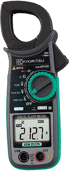 Volt-Amperímetro Digital Tipo Alicate True RMS CAT IV 300V - 2127R KYORITSU